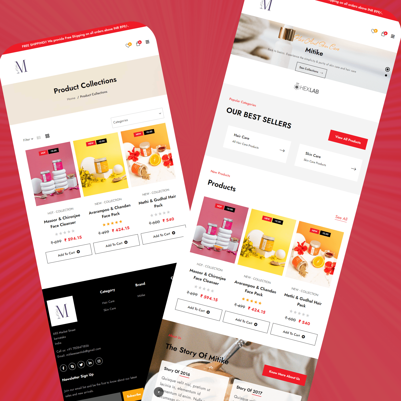 Cosmetics E-commerce screenshot 1
